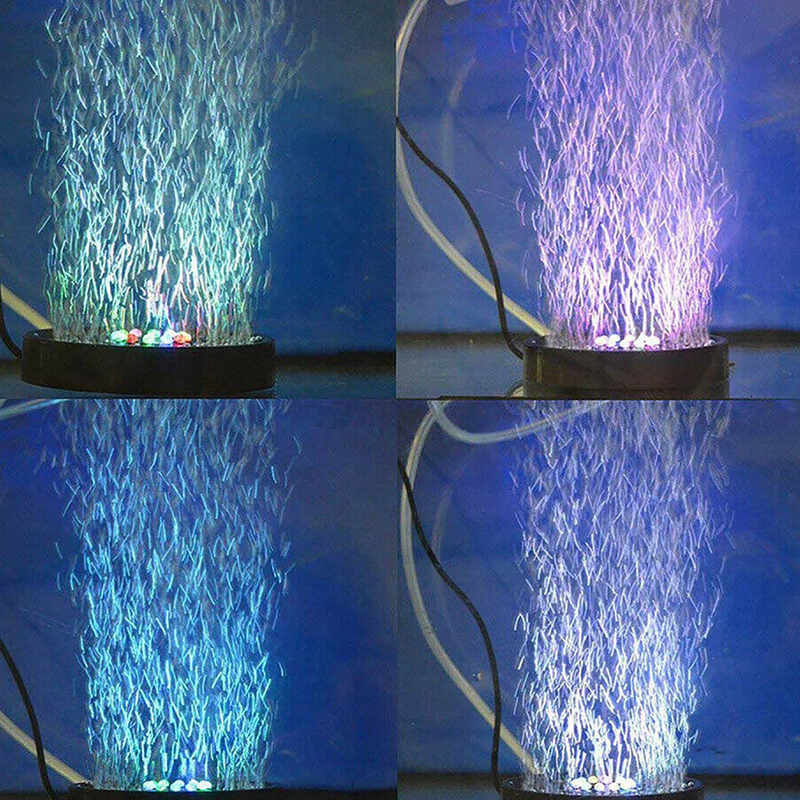 Aquariums Lighting Submersible Underwater Fish Tank Light Color Changing LED Air Light Aquarium Air Bubble 6pcs Lamp Making Oxygen for Fish Tank 23092