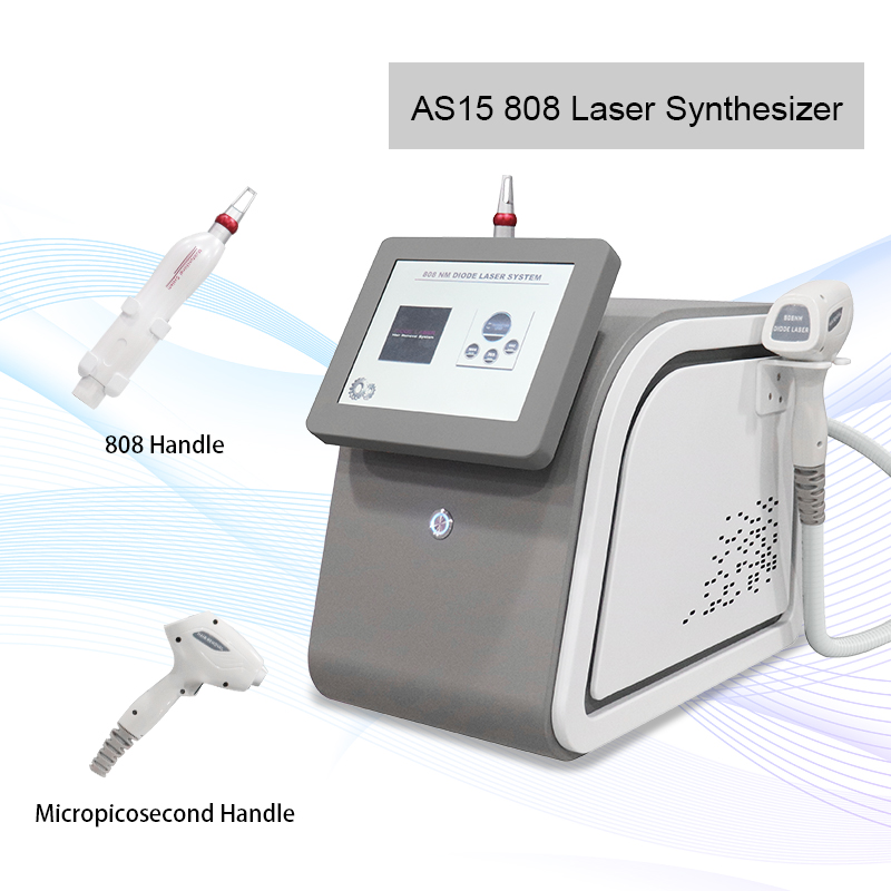 2 Handles In 1 Picosecond Tattoo Pigment Removal Equipment Diode Laser Hair Removal Machine 808 Diode Laser Devic
