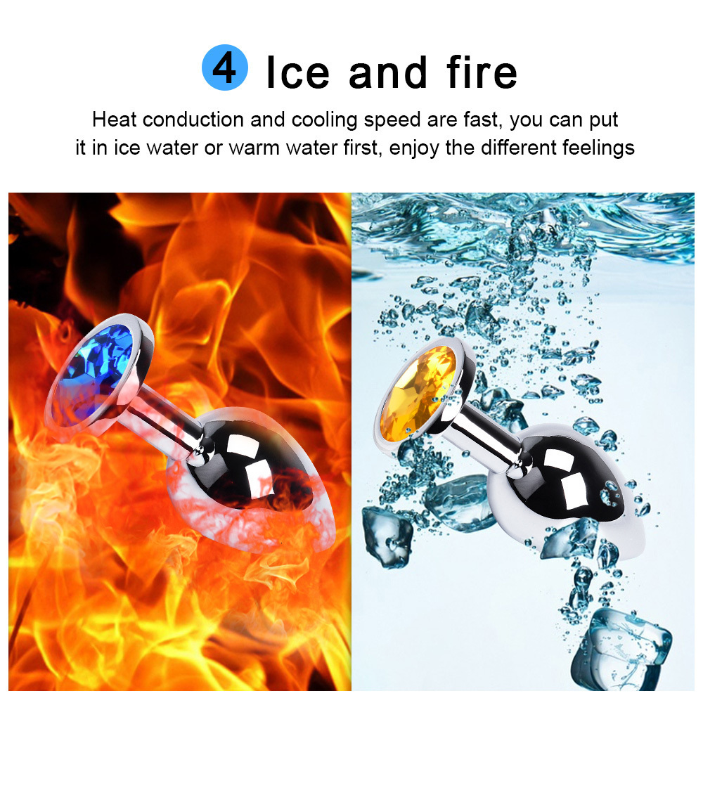 Anal Toys Plug Sex Mini Round Shaped Metal Stainless Smooth Steel Butt Small Tail FemaleMale Dildo Intimate Goods 230925