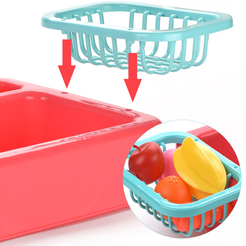 Kitchens Play Food Kids Mini Water Dispenser Kawaii Electric Dishwasher Pretend House Games Kitchen Items Toy Role Playing Girls Toys Gift 230925