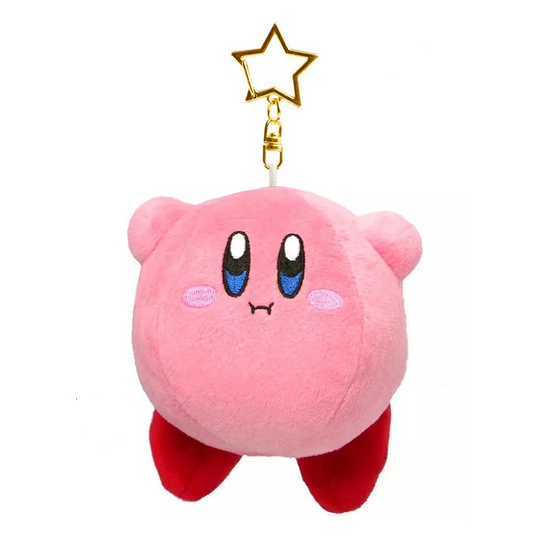 Plush Keychains Star Kirby Plush Toys Game Cartoon Kirby Plush Doll Pendant Kawaii Anime Soft Stuffed Keychain Birthday Gift For Children Girls 230925