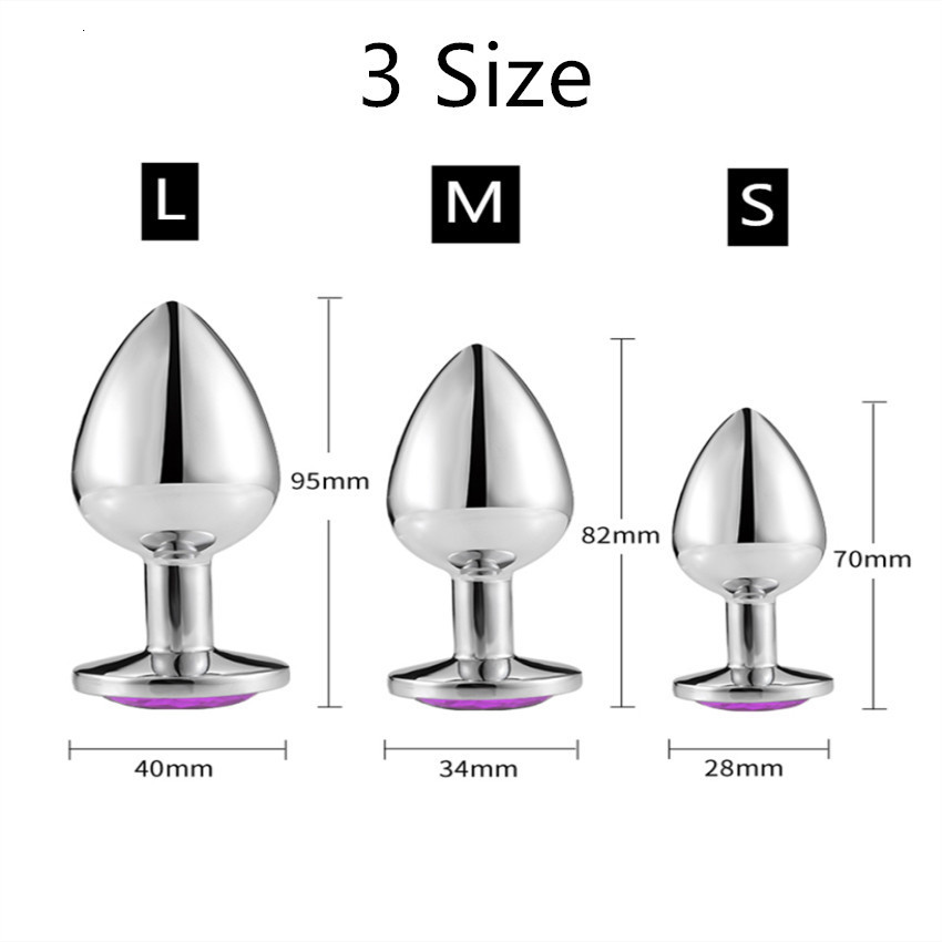 Anal Toys Plug Sex Mini Round Shaped Metal Stainless Smooth Steel Butt Small Tail FemaleMale Dildo Intimate Goods 230925