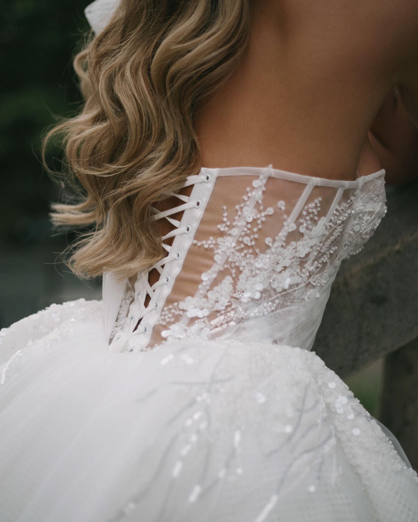 Lace Peplum Wedding Dresses Sequined Bridal Gowns One Shoulder Neckline A Line Tulle Floor Length Vestido De Novia