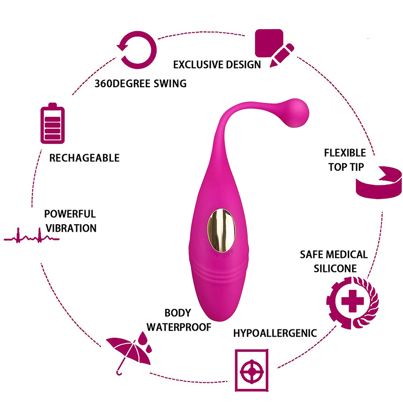 Vibrators Remote Control Vibrator Masturbator Egg Wearable Vaginal Kegel Balls Bullet Clitoris Stimulator Sex Toy For Women Adult Couples 230925