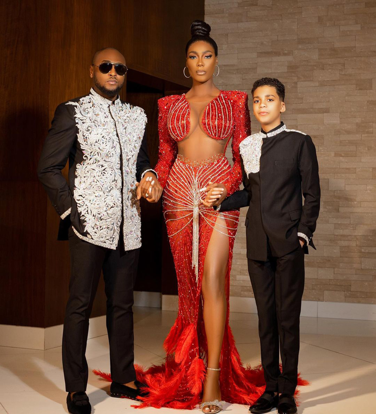 Vintage Mermaid Prom Dresses Illusion Beading Long Sleeve Side Split Evening Gowns Formal Special Ocassion Dress