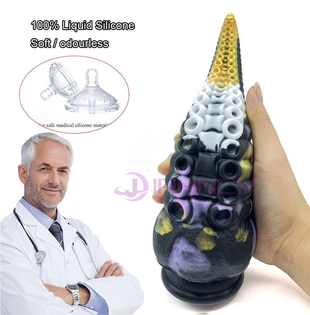 Anal Toys Huge Silicone Dildos For Women Masturbation Octopus Tentacles Plug Prostate Massage Buttplug Sex Product 230925