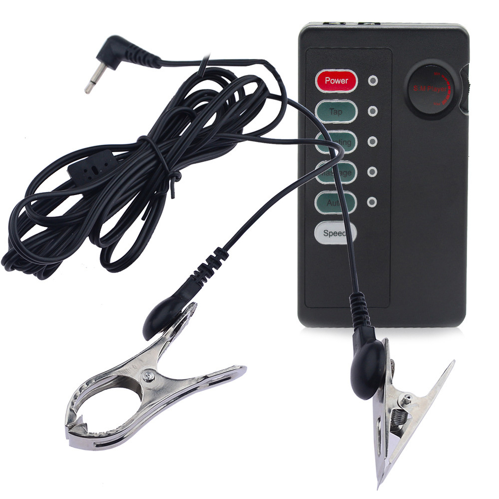 Adult Toys Sex Electro Breast Clips Metal Nipple Clamp Electric Shock Clitoris Stimulator Game Restraints Themed T L1 230925