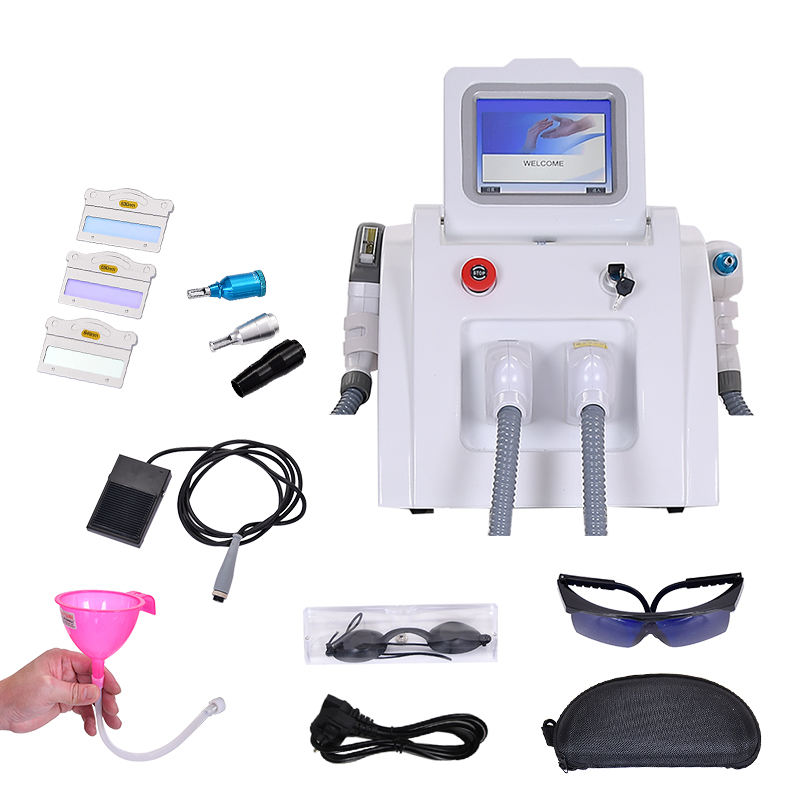 Super Nd Yag Laser Tattoo Removal Opt Hair Removal Machine Laser Permanent Hair Removal Beauty Machine Acne Treatment Skin Rejuvenation
