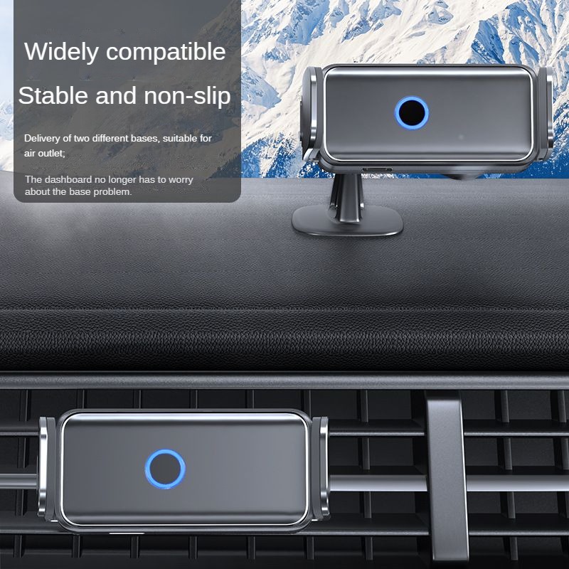 Intelligent induction electric navigation bracket Car air outlet dashboard car phone bracket