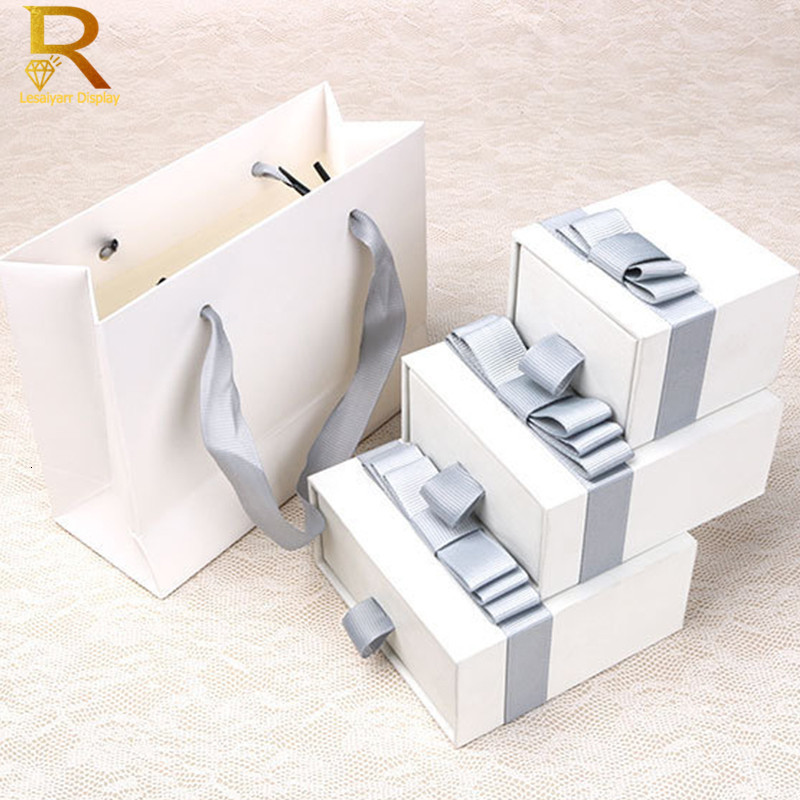 Jewelry Boxes box storage High grade delicate drawer type portable earrings ring necklace pendant jewelry packaging 230926