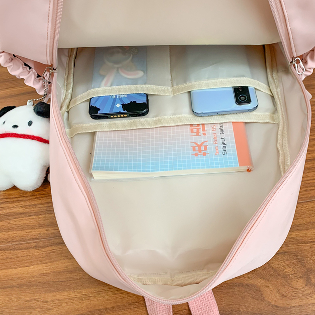 School Bag Red Lady Waterproof Cute Laptop Book Bag Girl Kawaii Nylon Backpack Fashion Female Travel College Cool 230926