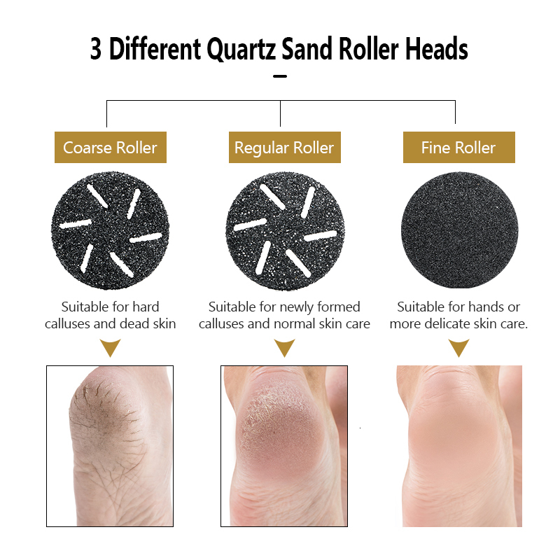 Foot Care Electric Pedicure Tools File Leg Heels Remove Hard Cracked Dead Skin Callus Remover Feet Files Clean Machine 230926