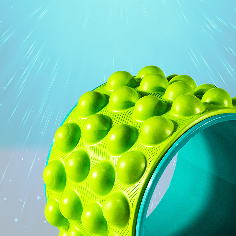 Yoga Circles Back Roller Myofascial Release Trigger Point Yoga Wheel Foam Roller for Treat Back Pain Deep Tissue Massage Exercise Mobility 230925