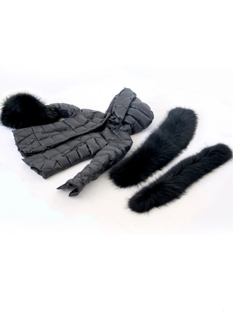 Women's Down Parkas Janveny Real Raccoon Fur Hooded 90% White Duck Down Coat Women Winter Puffer Jacket Thick Warm Female Feather Parkas Outwear 