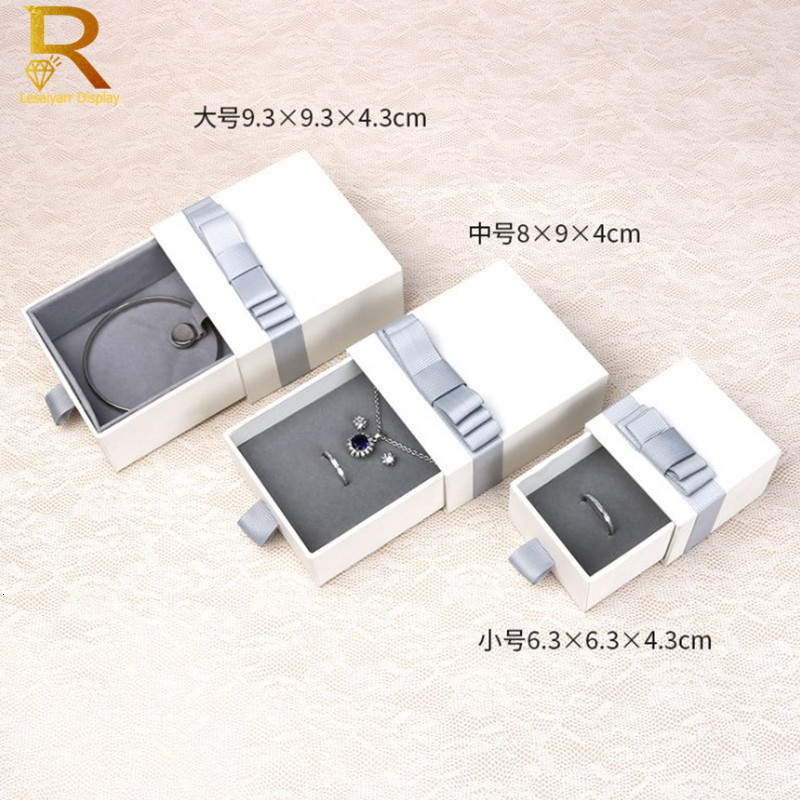 Jewelry Boxes box storage High grade delicate drawer type portable earrings ring necklace pendant jewelry packaging 230926