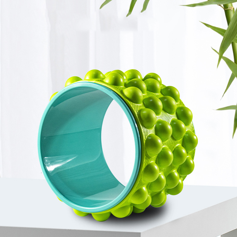 Yoga Circles Back Roller Myofascial Release Trigger Point Yoga Wheel Foam Roller for Treat Back Pain Deep Tissue Massage Exercise Mobility 230925