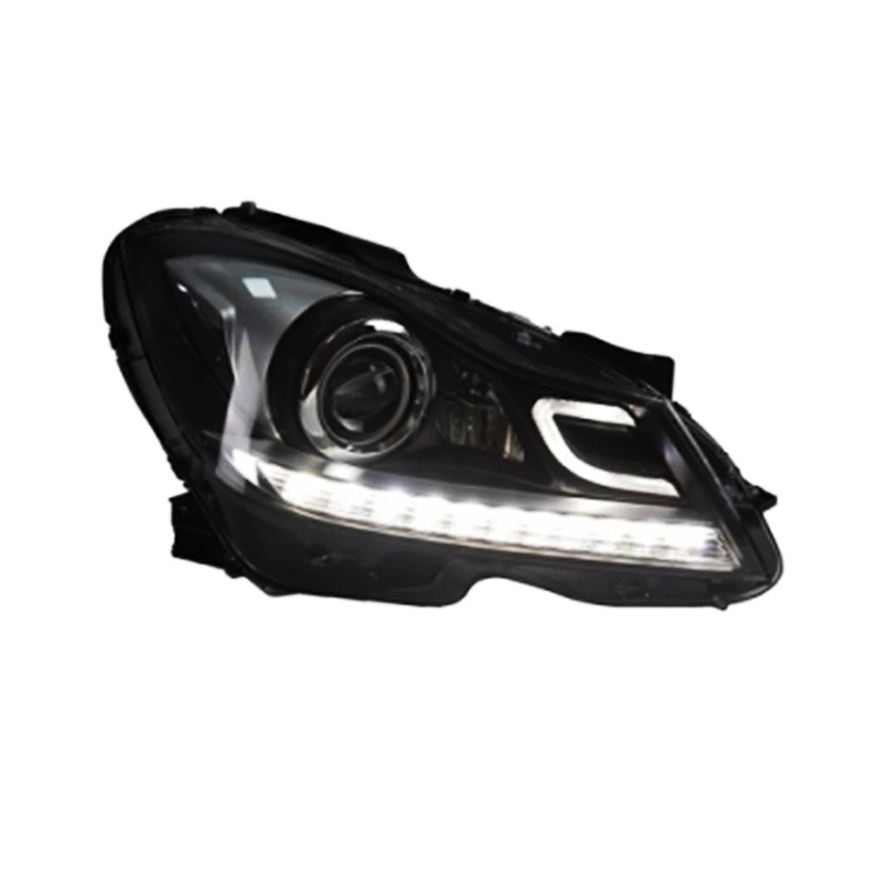 Car Head Light For W204 C200 C300 2011-2013 C Style Headlight Modified LED Xenon Lamps Headlights DRL