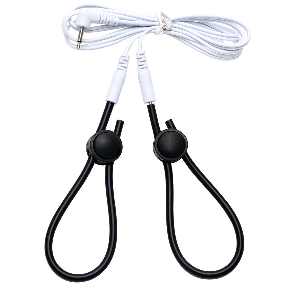 Adult Toys Electric Shork Stimulator Nipple Clamps Penis Ring Cock Stretcher Themed Male Masturbation Women Sex Adults Bondage 230925