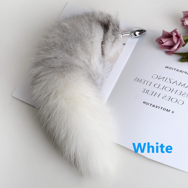 Anal Toys Plug with Real Tail for Woman Separable Cosplay Butt Adult Products Masturbator Man Female Couples Sex 230925