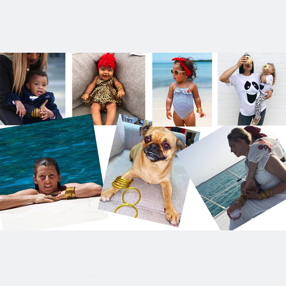 Bangle 5PCSset Golden Buddhist Rush Bracelets Glitter Jelly Bangle Bracelets Set for Women Silicone Charm Temple Girls Bangle 230925