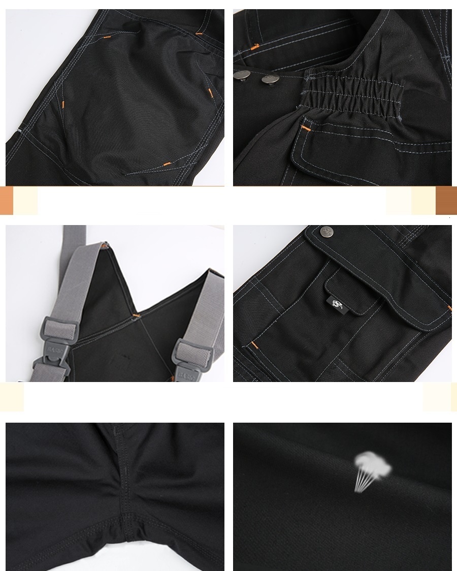 Other Welding Suit Working Bib Overalls Protective Working Jacket Men Workwear Tooling Uniform Mechanic Multi-pocket Cargo Pants S-5xl 230925