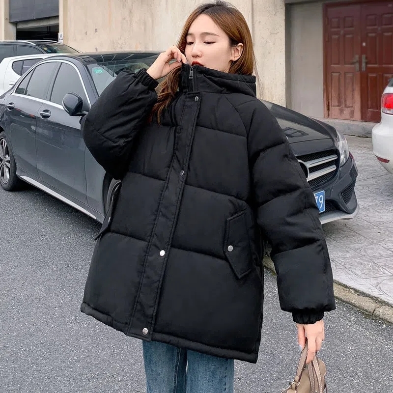Womens Down Parkas Oversize Female Outwear Winter Cotton Coat Women Padded Jacket Warm Thicken Hooded 230926