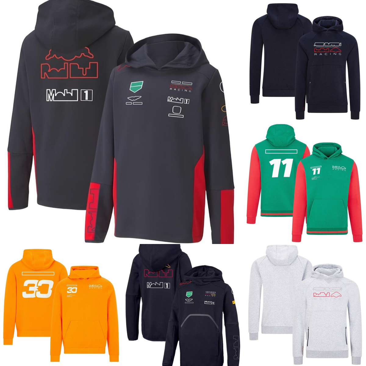 F1 Hoodie Formula 1 Team Driver Hoodies Racing Sport Oversized Sweatshirt Spring Autumn Men's Fashion Hooded Sweat Jacket Pullover free shi