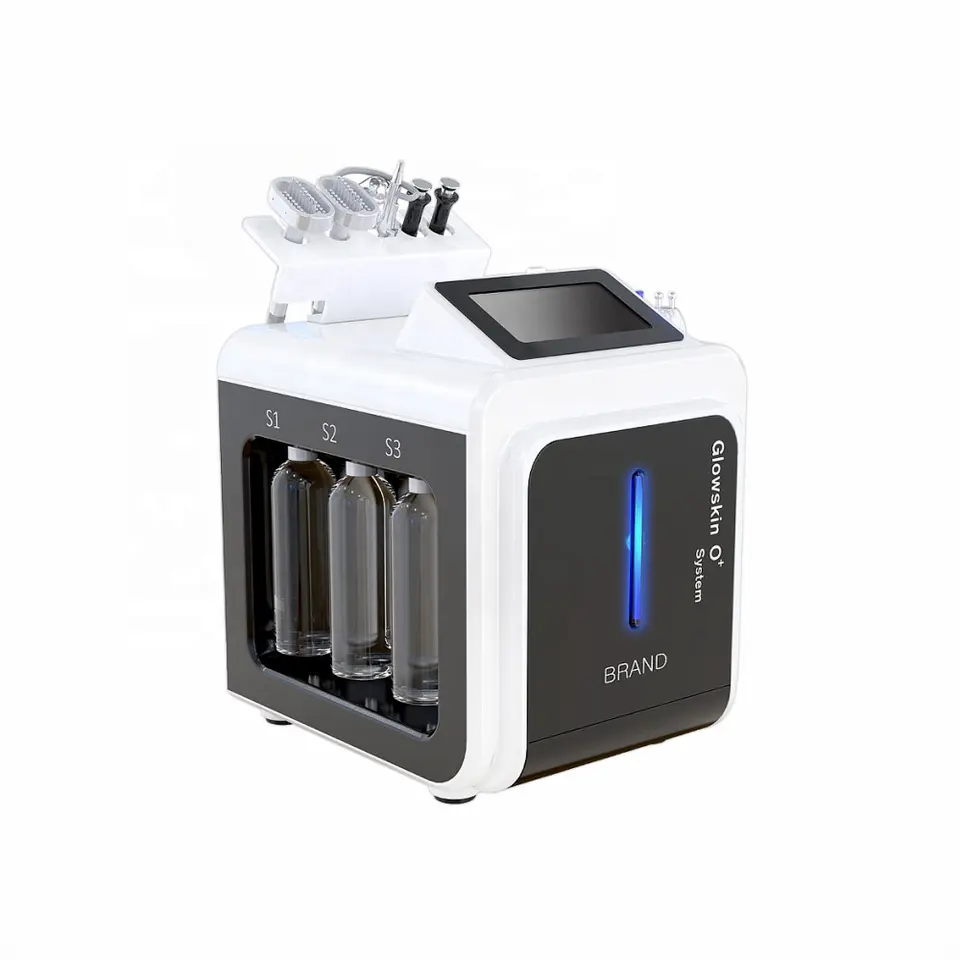 Portable 10 In 1 Deep Hydration Oxygen Hydro Water Anti Aging Hydra Peel Facial Skin Care Dermabrasion Hydro Microdermabrasion Beauty Machine