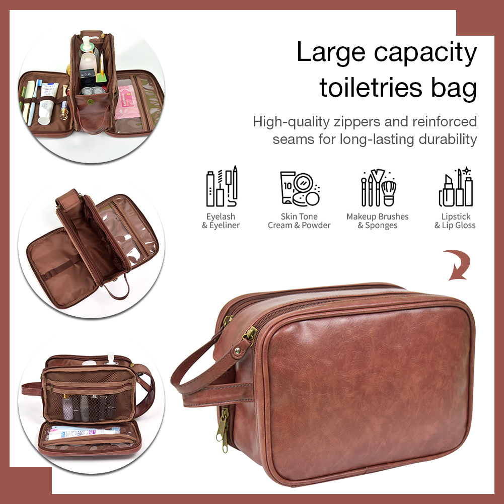 2025S New free shipping designer bag Cosmetic Bags Cases Travel Men Women Bag PU Leather Waterproof Makeup Large Capacity Cosmetics Toiletry Washbag O