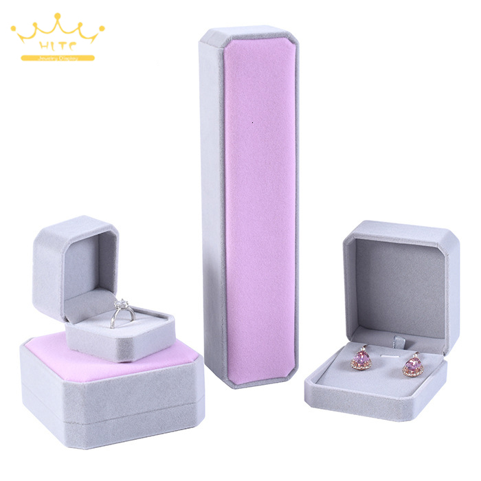 Jewelry Boxes Packaging Necklace Organizer Ring Box Bulk Gift Earring Holder 230926