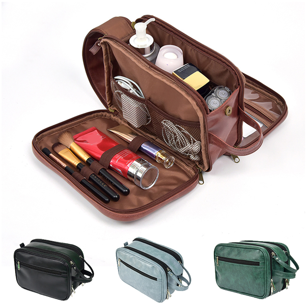 2025S New free shipping designer bag Cosmetic Bags Cases Travel Men Women Bag PU Leather Waterproof Makeup Large Capacity Cosmetics Toiletry Washbag O