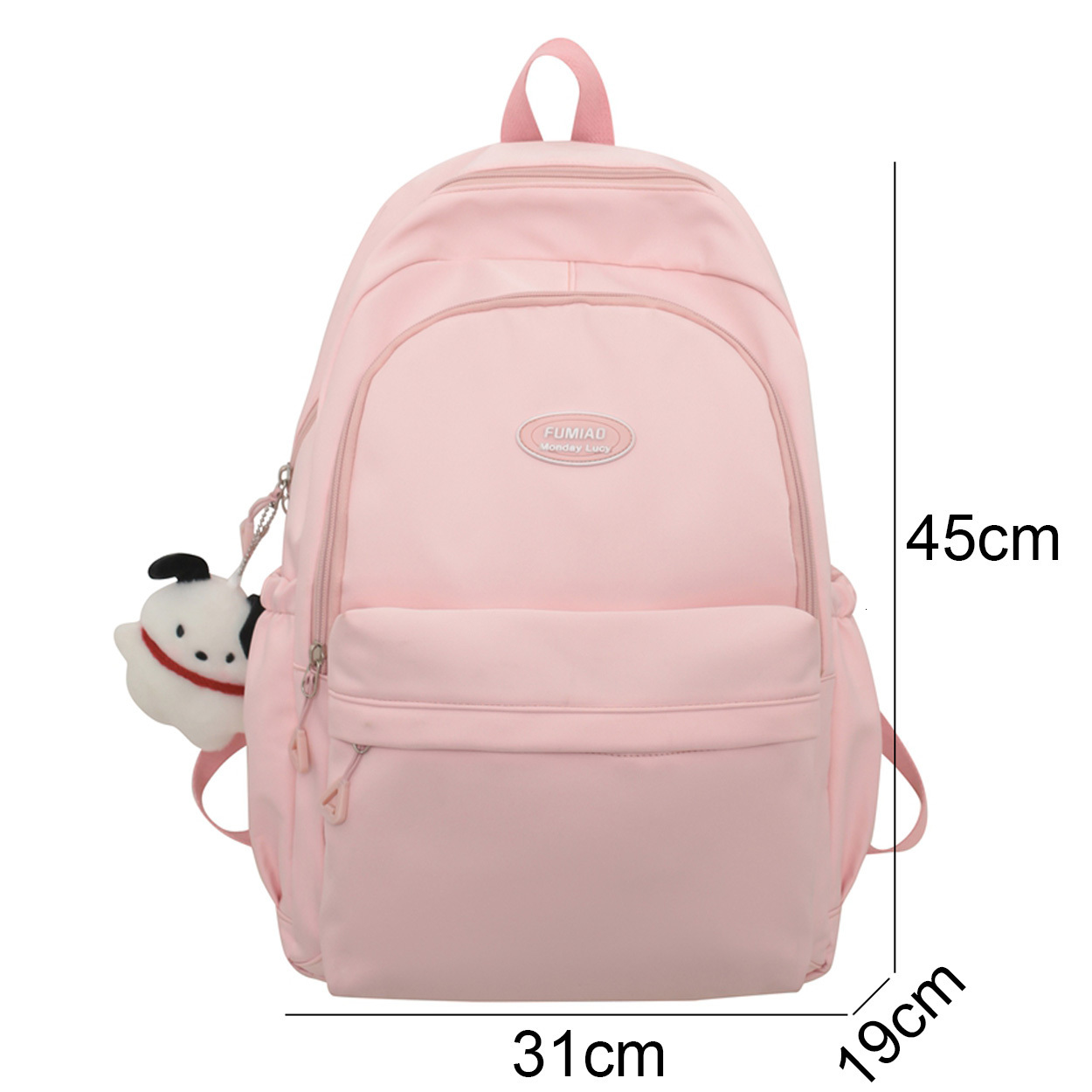 School Bag Red Lady Waterproof Cute Laptop Book Bag Girl Kawaii Nylon Backpack Fashion Female Travel College Cool 230926