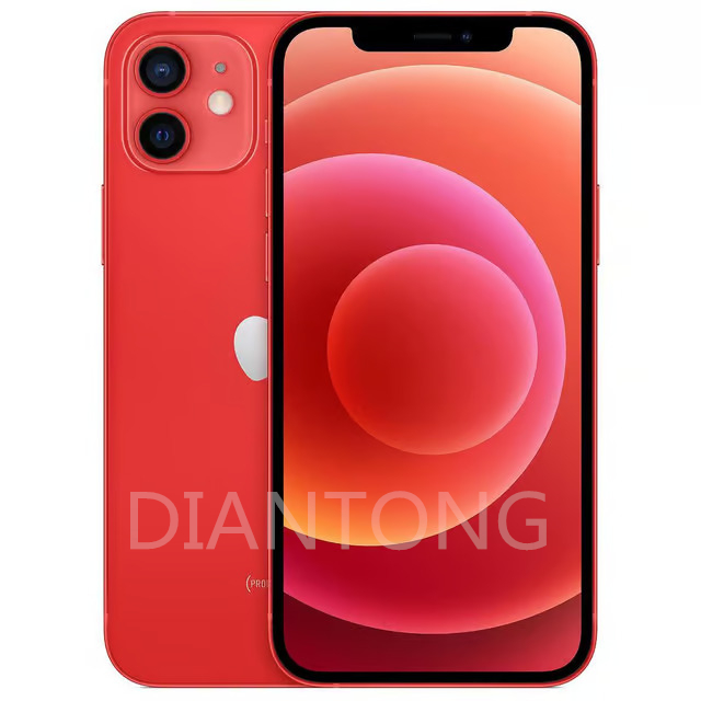 100% original Apple iPhone 12 6.1" Super Retina XDR OLED Face ID A14 Bion ROM 64GB 128GB 256GB 4G Mobilephone,Unlocked refurbished A+Excellent Co