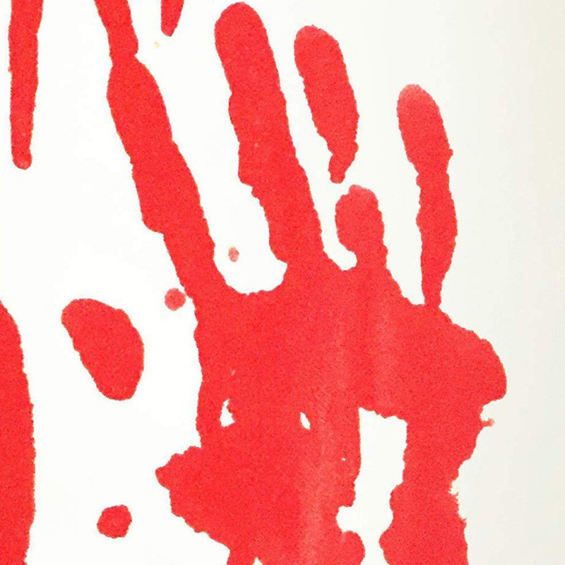 Carpet Halloween Gifts Blood Bath Mat Wet Horror Bloody Footprints Shower Carpet Bathroom Non-slip Rug Bathroom Halloween Decor 230926
