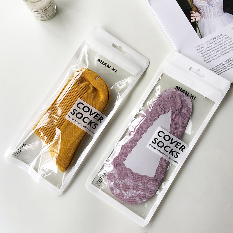 11.5x27cm Socks Ziplock Packaging Bag Ship Socks Universal Cotton Socks Silk Socks Bag Wholesale
