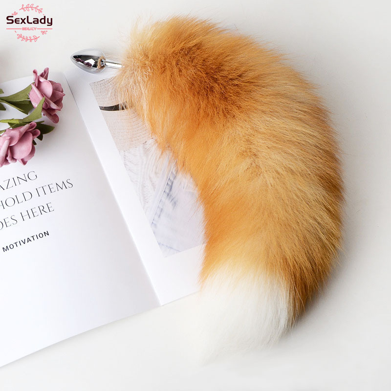 Anal Toys Separable Plug Real Tail Cosplay Butt Sex Adult Products for Woman Couples Men Sexy Shop 230925