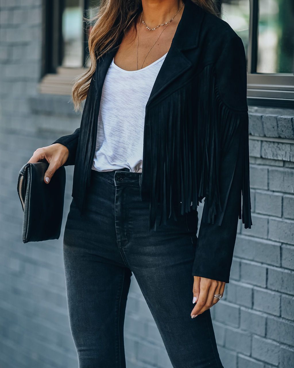 Women's Jackets Women Y2k Fringed Hem Tassel Cardigan Crop Tops E-girl Motor Biker Jacket Suede Leather Jacket 90s Vintage Streetwear Coat Cool 2