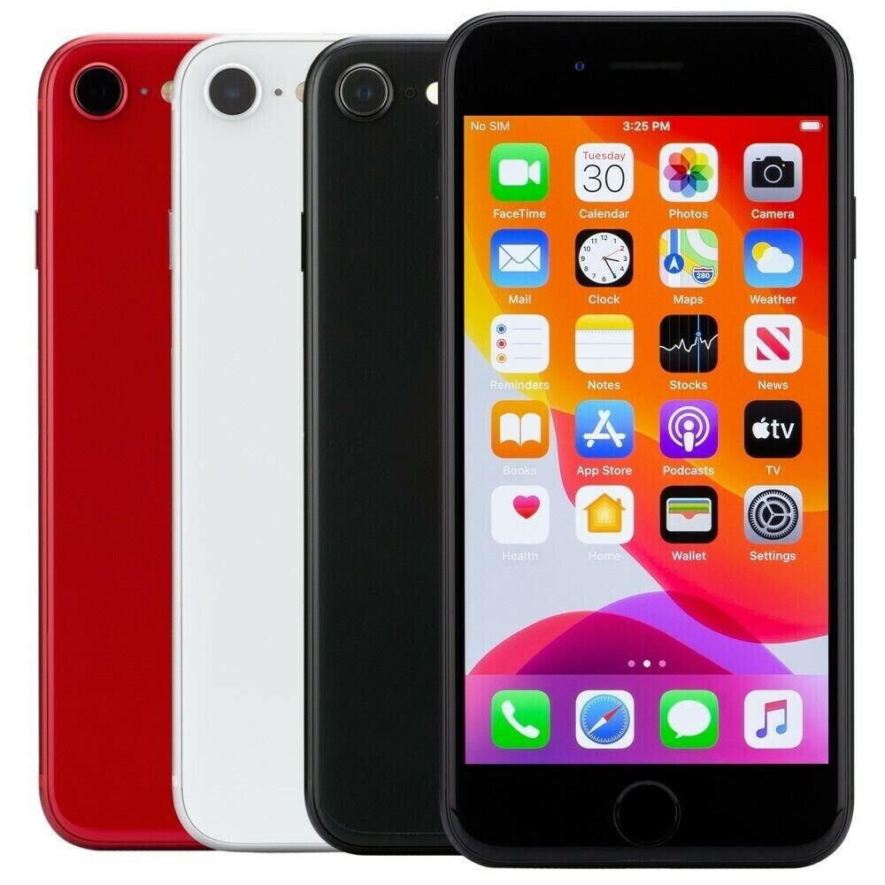 100% Original Apple iPhone SE 2020th SE2 IOS Cell Phones Unlocked 4.7'' A13 Bionic 3G RAM 64/128GB ROM Hexa Core 4G LTE Mobile Phone,A+Excel
