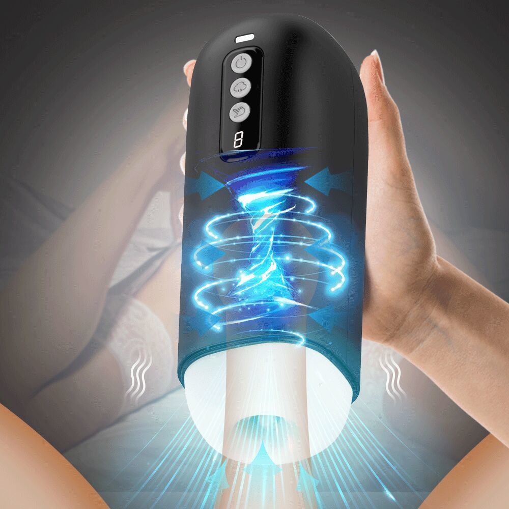 Masturbators Automatic Mastubator for Men Penis Blowjob Sucking Vibrator Machine Vagina Masturbation Cup Adult Sex Toys Man 230925