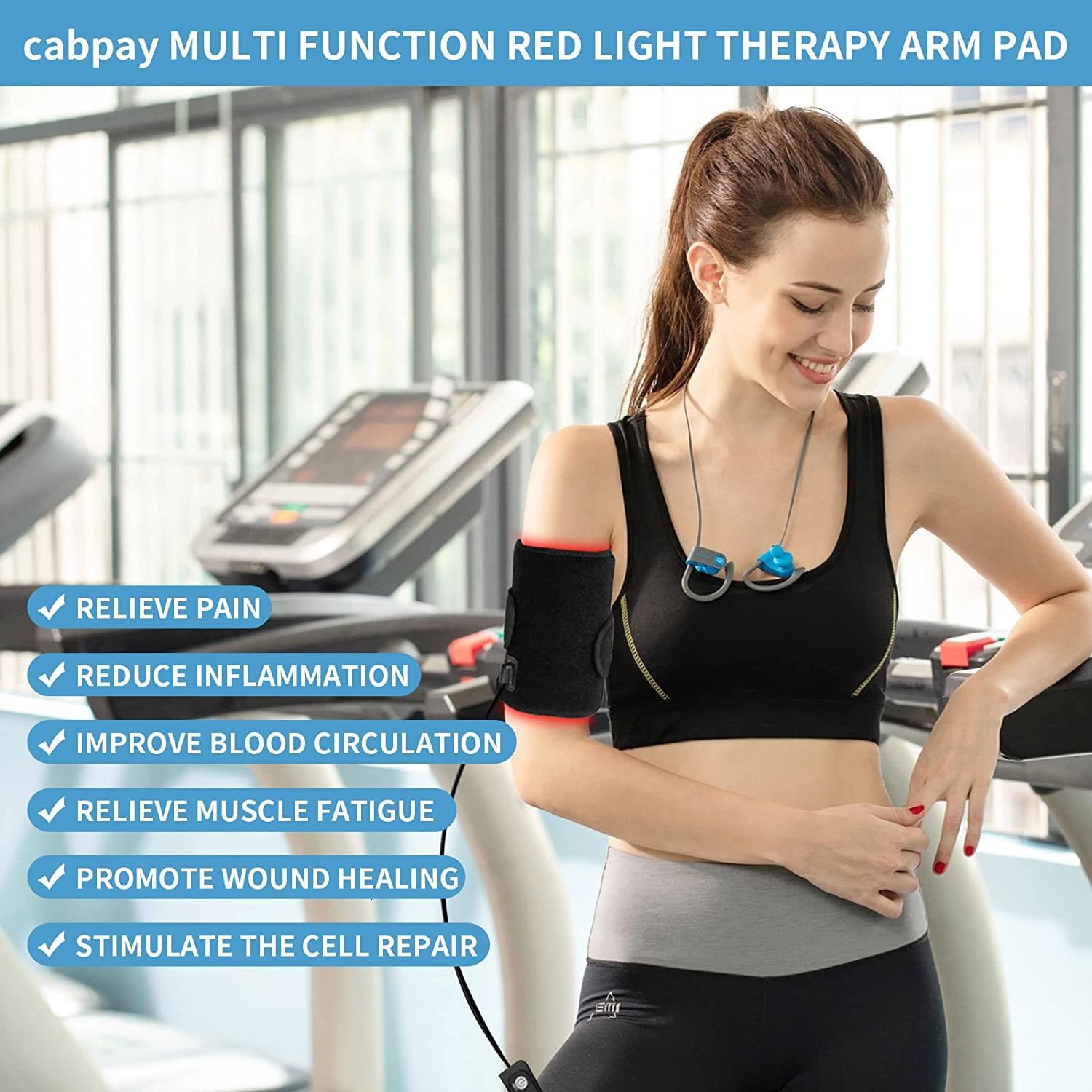Face Care Devices Red Light Therapy Belt LED Infrared Lamp Pad For Relaxing Muscle Inflammation Improve Circulation Knee Relief 230926