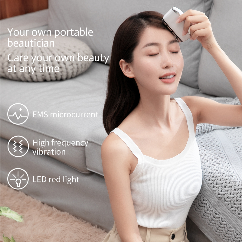 Face Care Devices Micro Current Beauty Device Intelligent EMS Lifting Scraping Massager Instrument Skin Firming Massage Tool 230926