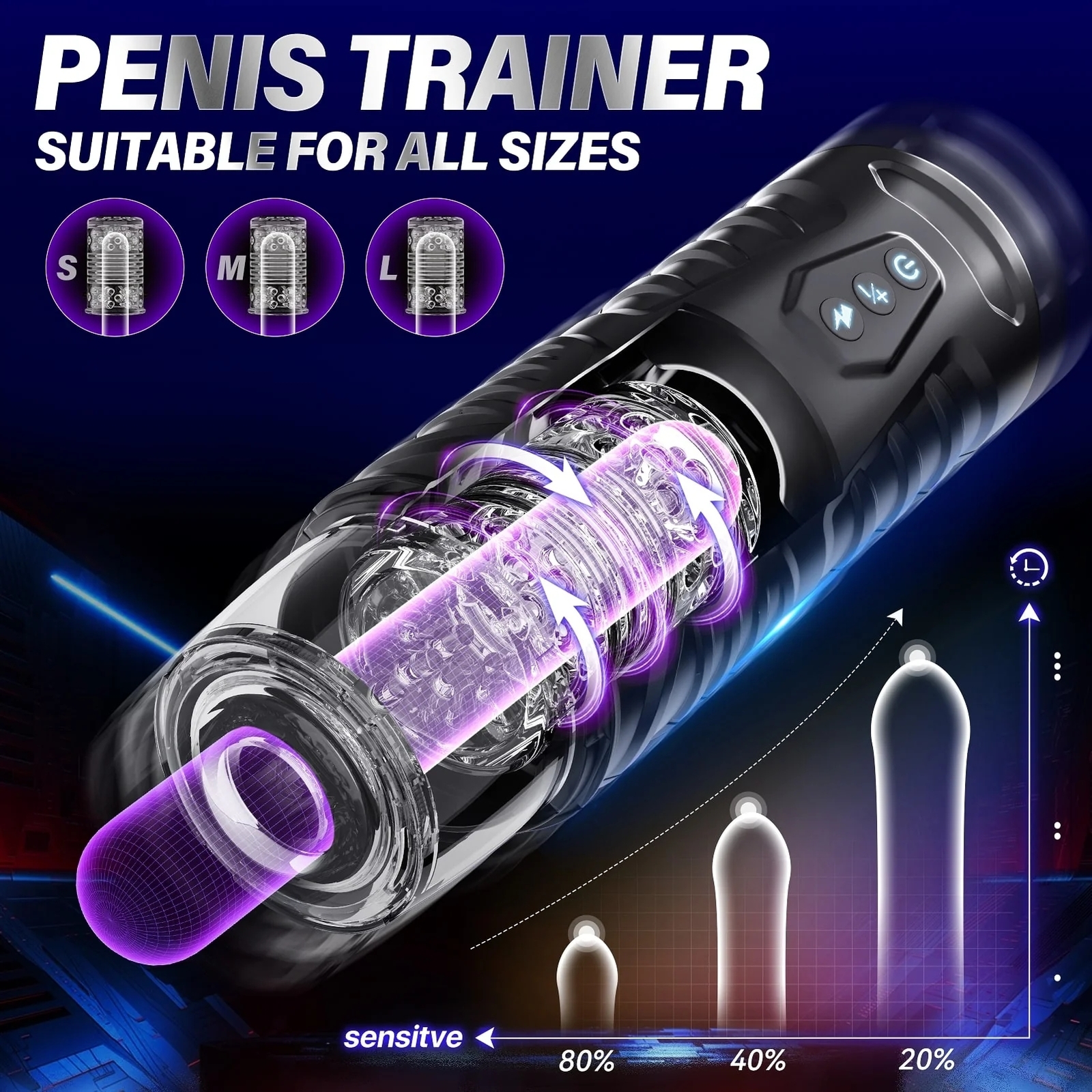 Masturbators Hannibal Automatic Male 7 Thrusting Rotating Suction Cup for Penis Stimulation Adult Toys Men 230925