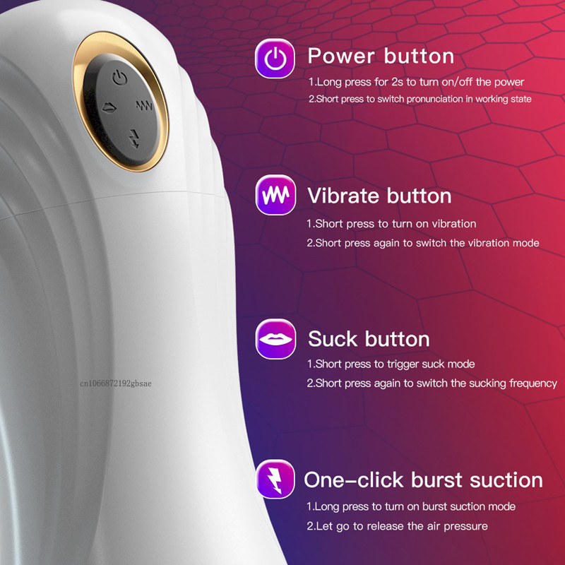 Masturbators Male Masturbation Cup Automatic Sucking Real Oral Vagina Vacuum Suction Vibrator Masturbator Sex Toys For Men Blowjob Sexy Shop 230925