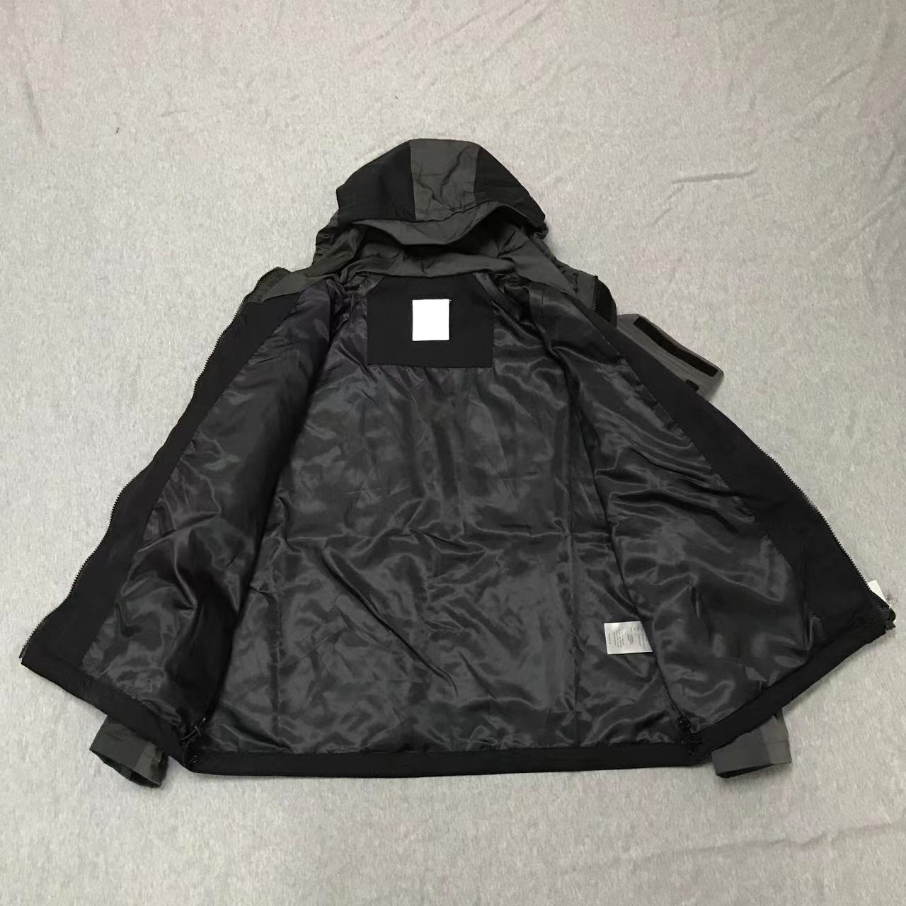 Fashion Brand UNDERMYCAR Jacket Ninja Functional Zipper Hooded Tactical Jacket Men's Trendy Armor Charge Coat Black Grey Splice Coat Jacket Men O