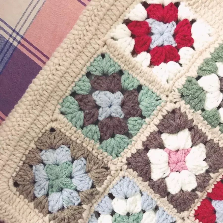 Evening Bags Beige Dark Crochet Grey Vintage Shoulder Bag Cute Purse Handmade Granny Square Handbags for Women Kintting 230926