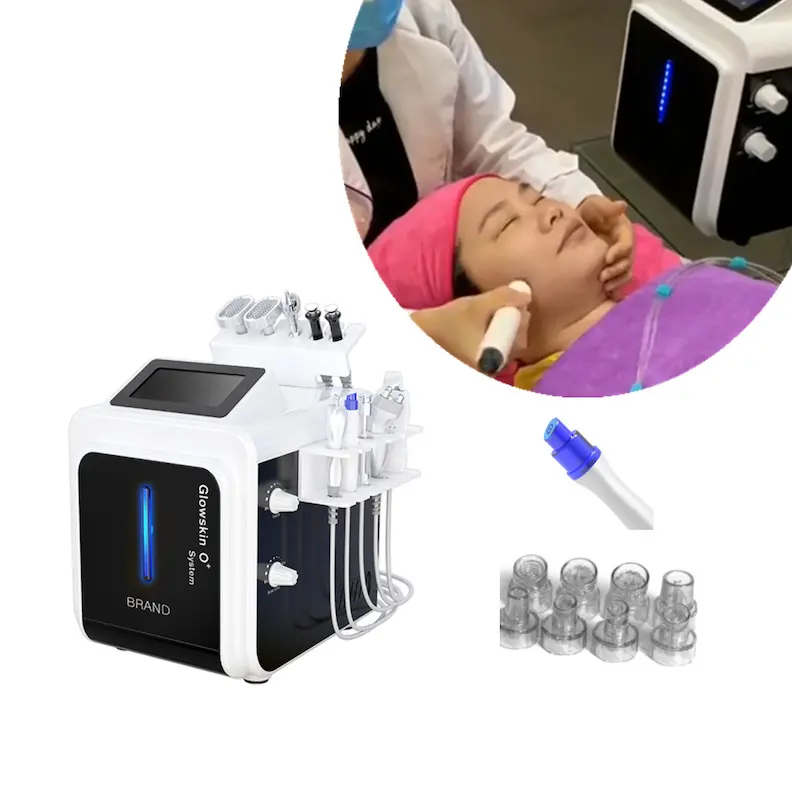 Portable 10 In 1 Deep Hydration Oxygen Hydro Water Anti Aging Hydra Peel Facial Skin Care Dermabrasion Hydro Microdermabrasion Beauty Machine