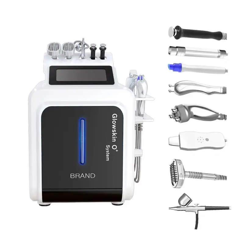 Portable 10 In 1 Deep Hydration Oxygen Hydro Water Anti Aging Hydra Peel Facial Skin Care Dermabrasion Hydro Microdermabrasion Beauty Machine