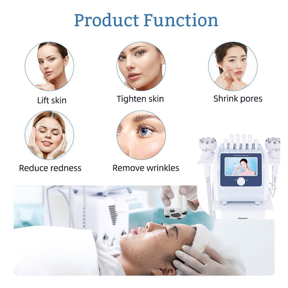 2024 Factory Supply 5 in 1 80k Cavitation Machine Vacuum Lipolaser Slimming Vacuum RF Cellulite Removal Machine Salon Equipment CE Approved