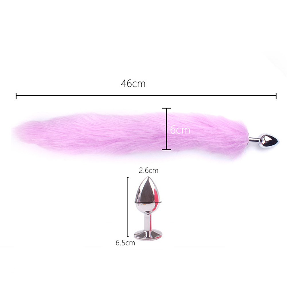 Anal Toys Sexy Plug Tail For Women Adult Sex Product Men Butt Stainles Steel Cosplay Couple 230925