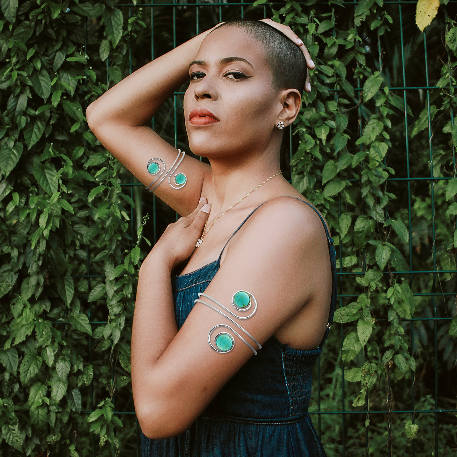 Bangle Bohemian Swirl Snake Arm Cuff Bracelets Armlet Armband Big Wide For Women Men Jewelry Pulseiras Accessories Gifts 230926